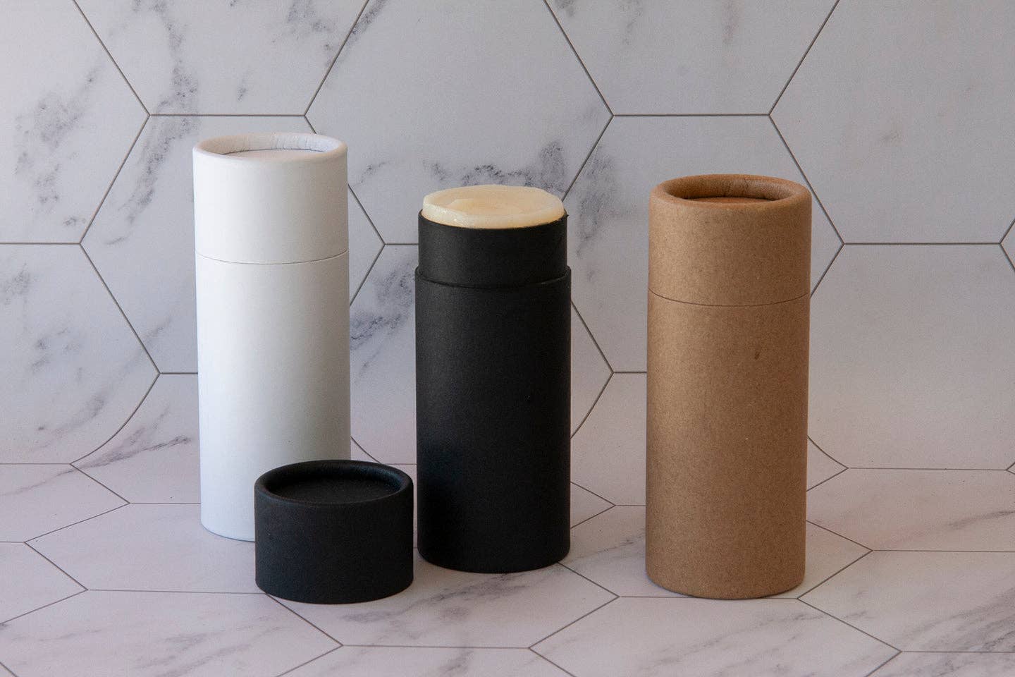 GreenWay Containers - Wholesale Makeup Storage Box - 2.5 ounce / 70 g Natural Kraft Push-up Cosmetic Container3