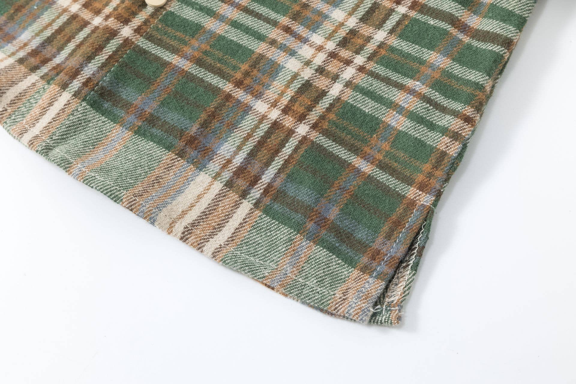 Newness Kids - Wholesale Overhemd met knopen - Kinderen - Babyjongens overhemd met lange mouwen en groen geruit patroon BBI950134