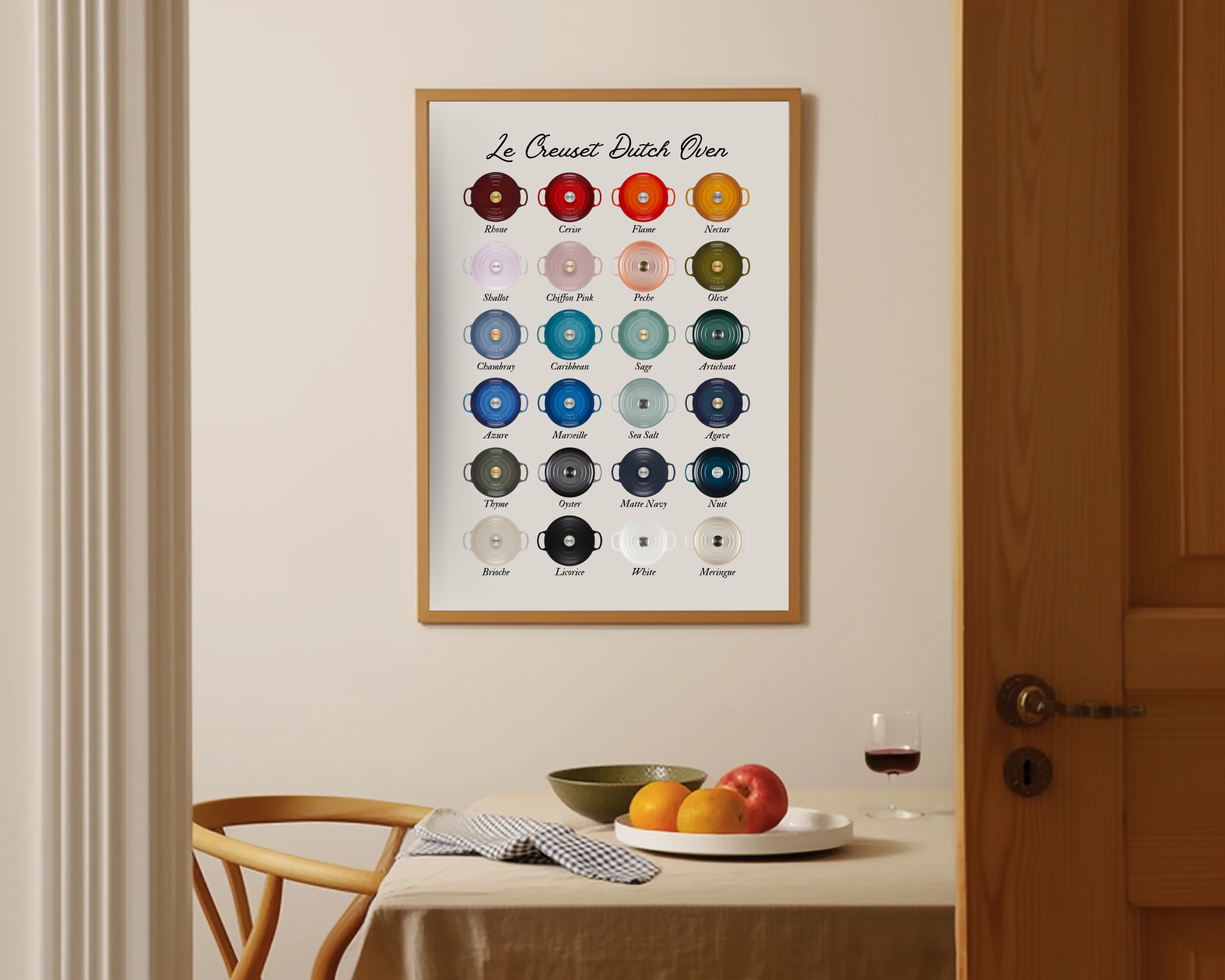 Olive Street Collective - Wholesale Art Print - Le Creuset Print5