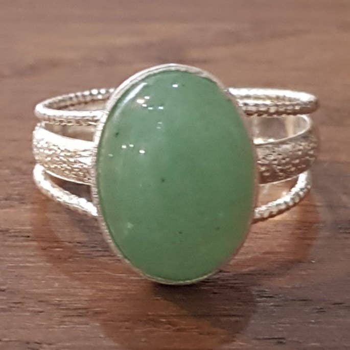Lys Aventurine ring for wholesale by C'cedille