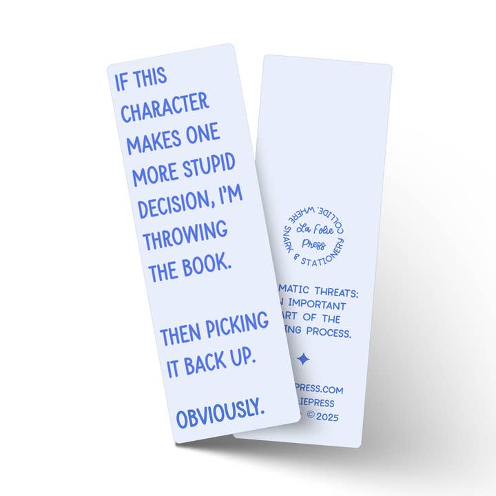 Marcador Brillante Divertido Lanzando El Libro para venta al por mayor de La Folie Press