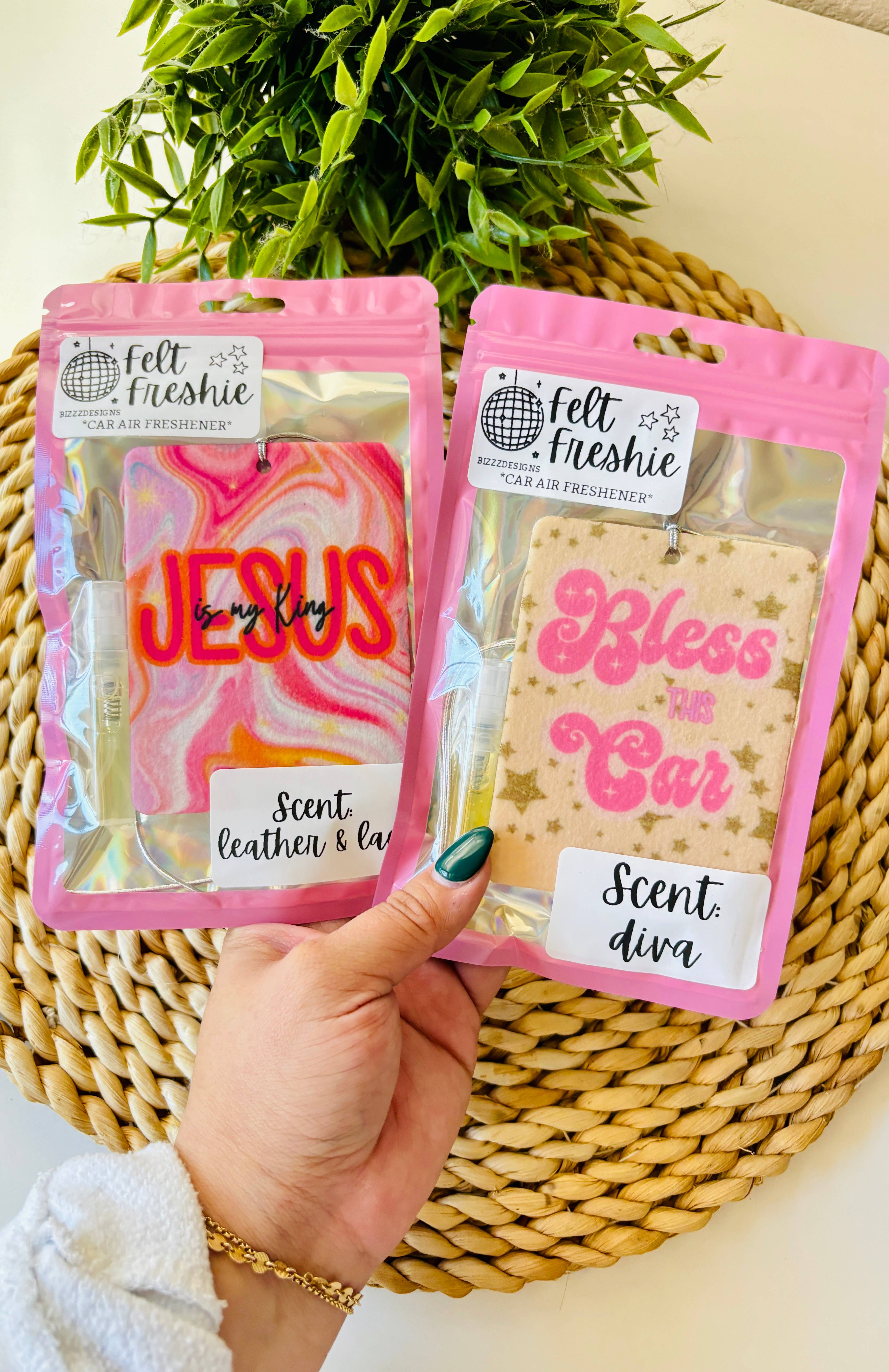 Bizzz Designs - Wholesale Car Freshener - Women's - Christian Girl Felt Freshies Boutique Freshie Air Freshener1