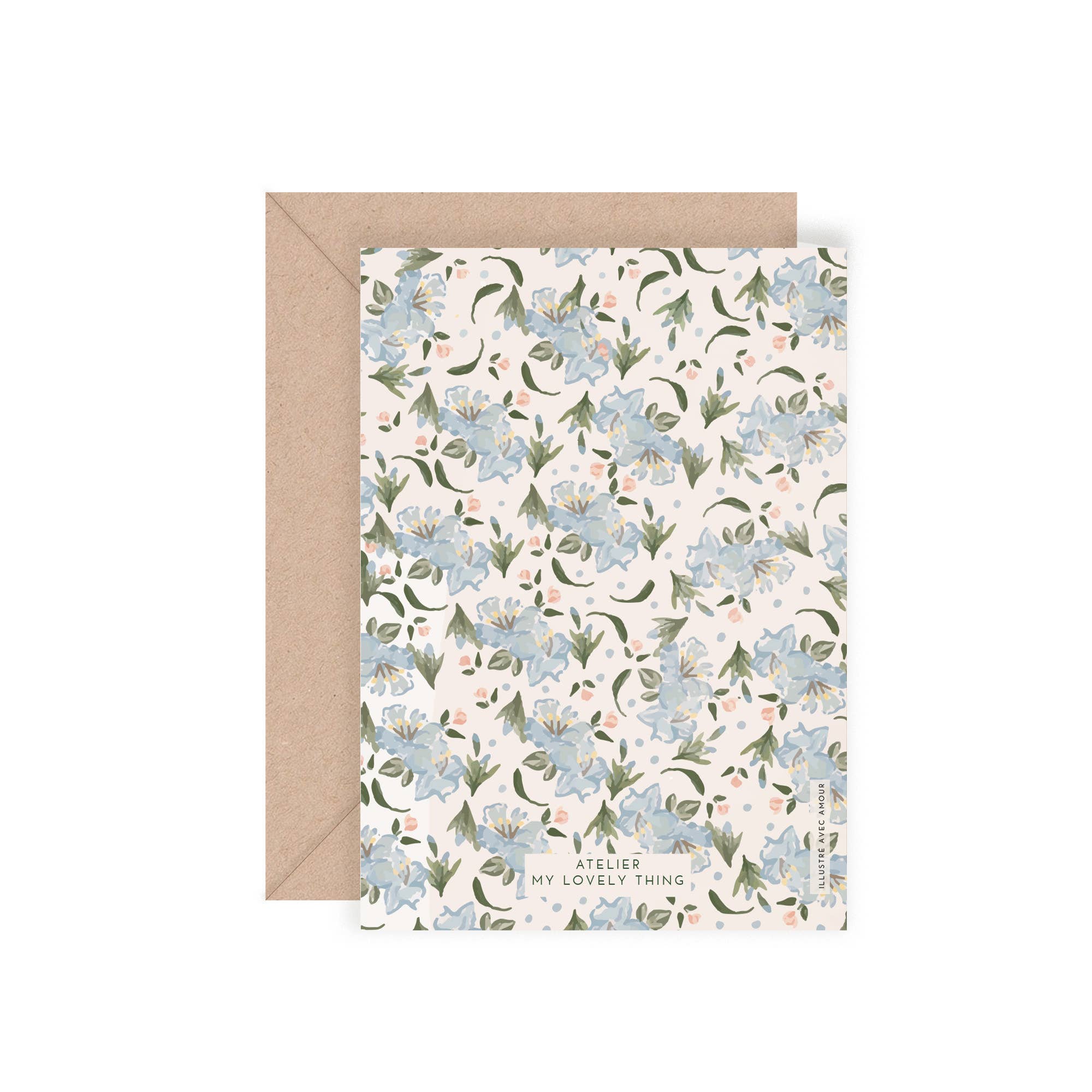 MY LOVELY THING - Wholesale Everyday Greeting Card - Double Card Hello Floral1
