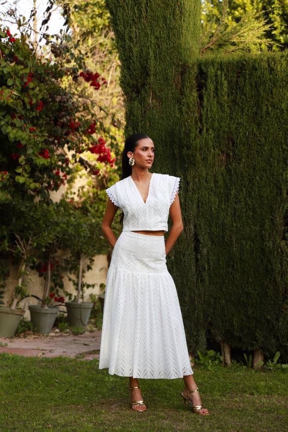 Cayro Woman – Großhandel Set aus Oberteil und Rock – Damen – Sena-Set - Sommer 20251