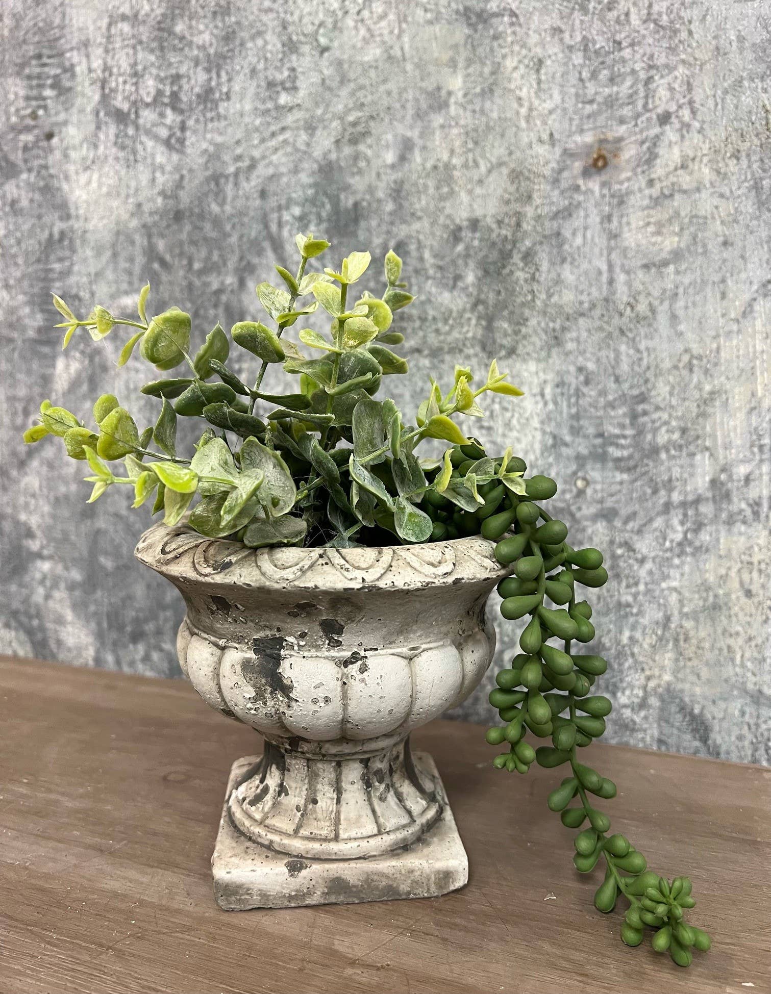 Vagabond Vintage - Wholesale Plant Pot - Cement Planter Urn1