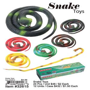 Pet Supplies : 4 Large 20 Inch Wiggling Wooden Play Snake / Toy Wood Snakes  