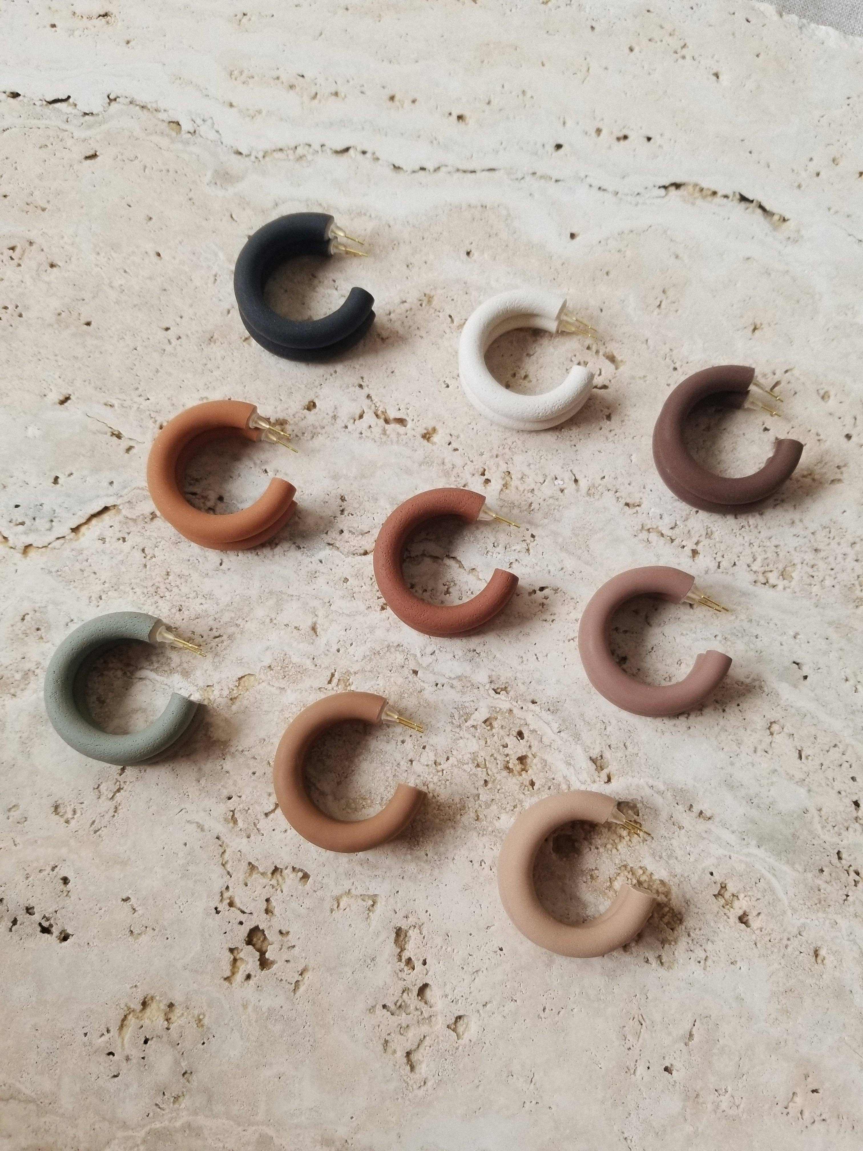 That Clay Girl Co. - Wholesale Hoop Earrings - Polymer Clay Earrings | Small Hoops | Hoop Earrings | Hoops1