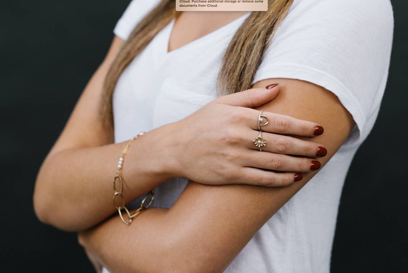 REMOVED BRAND - Wholesale Band/Stacked Ring - Aster Ring Silver2