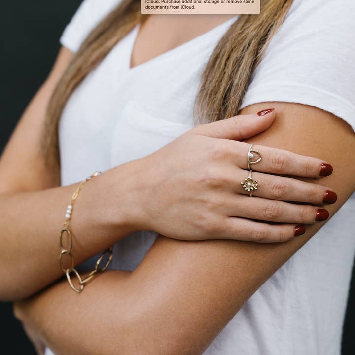 REMOVED BRAND - Wholesale Band/Stacked Ring - Aster Ring Silver2