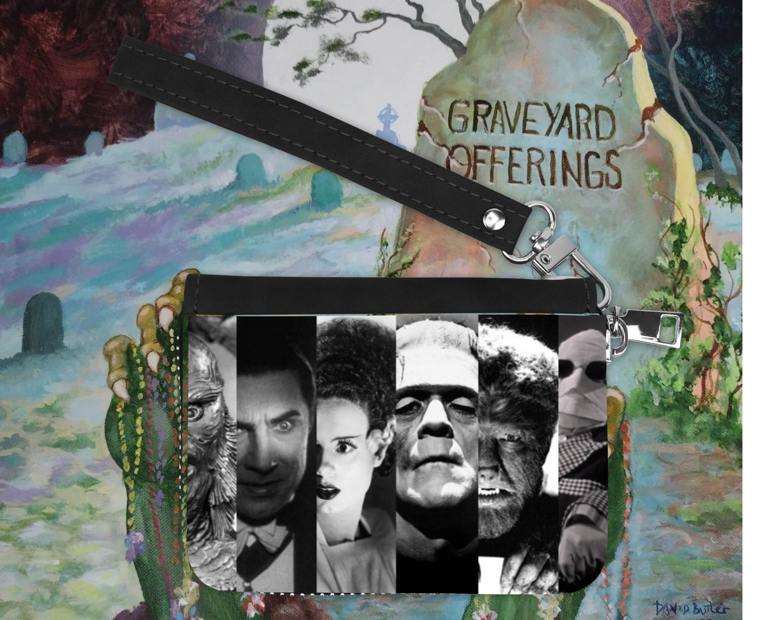 Graveyard Offerings - Wholesale Coin Purse - Women's - Universal Monsters Coin Purse  0