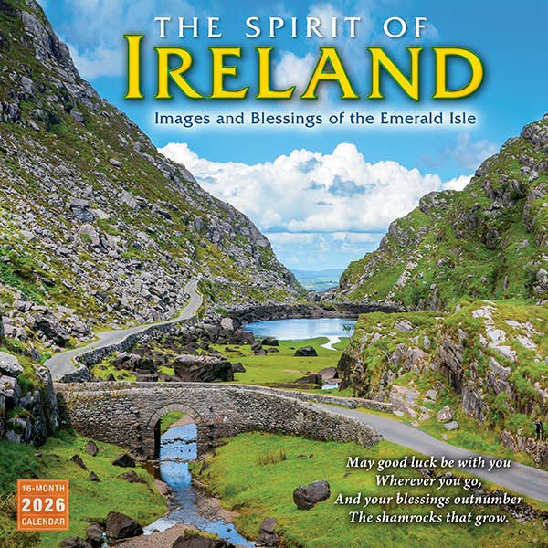 Sellers Publishing - Wholesale Calendar - The Spirit of Ireland 2026 Wall Calendar