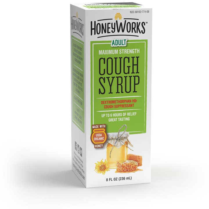Honeyworks™ Hoestsiroop voor volwassenen voor wholesale door Honeyworks