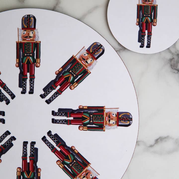 Jessica Anderton Designs Limited – wholesale Coasters – Designer Nutcracker Coasters1