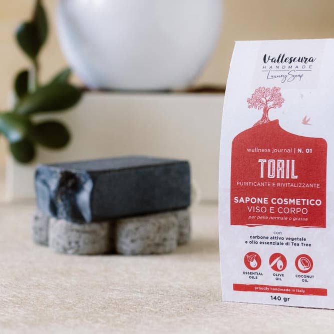 TORIL Maxi Naturseife 140g für den Großhandel von Vallescura Handmade