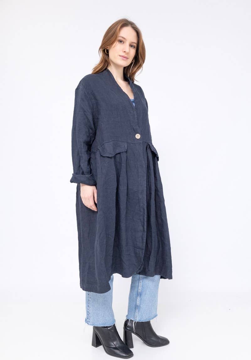 LINEN & COTTON HOUSE - Wholesale Jacket - Women's - 1142 SPRING SUMMER CLOTHING LINEN JACKET44
