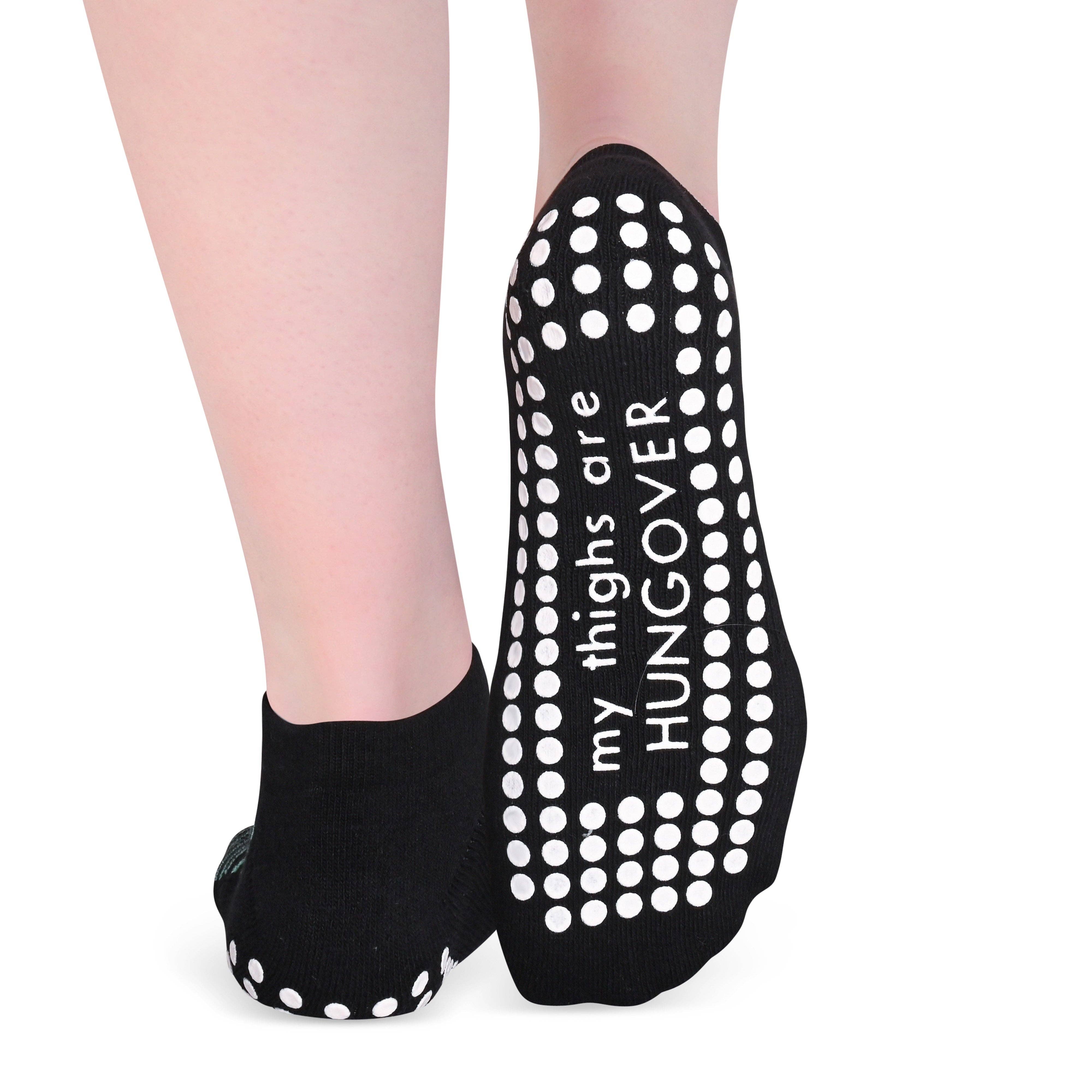 Life by Lexie - Wholesale Socks - Women's - My Thighs Are Hungover Sticky Socks2