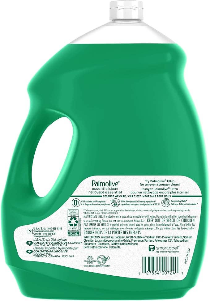 EcoQuality - Wholesale Dish Soap - Palmolive Dish Washing Soap 4.27L1