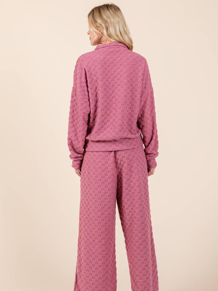 BOMBOM - Vente Pantalon – femme - PANTALON À CARREAUX DUVETEUX PA110511