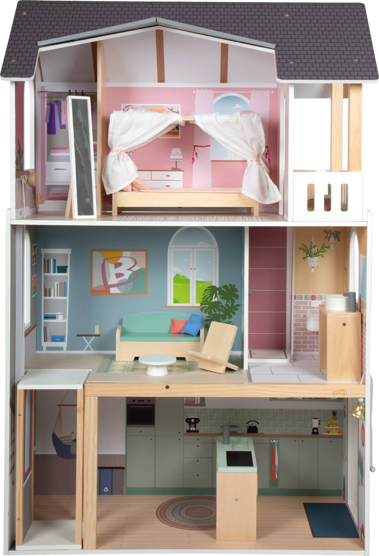 small foot - Wholesale Doll Accessory Kit - Kids - Dollhouse Dream Villa XL | Dollhouses | Wooden Toys2