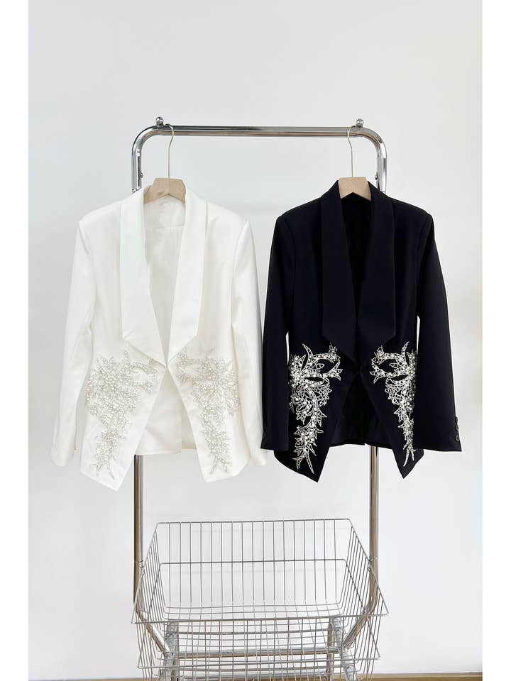 Single Breasted Jeweled Embellishment Blazer and other Purchase Wholesale sequin blazer. Free Returns & Net 60 Terms on Faire trending on Faire.