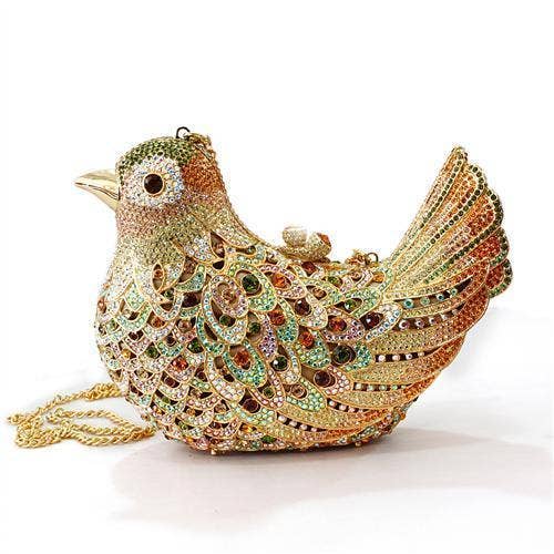 LO2378 - guld vit metall koppling med högsta kvalitet kristall i flerfärgad för wholesale av Alamode