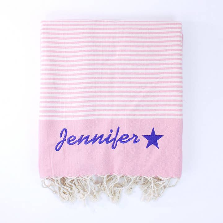 Buld&Co. – Großhandel Badetuch – Personalisiertes türkisches Handtuch, kundenspezifischer monogrammierter Strand7