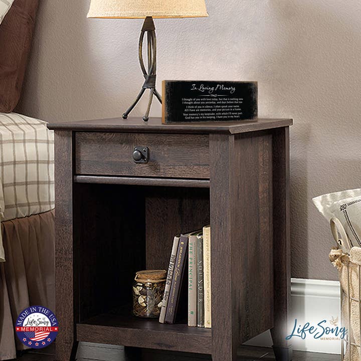LifeSong Milestones - Wholesale Sign - Bereavement Human Memorial Shelf Sitter: In Loving Memory3