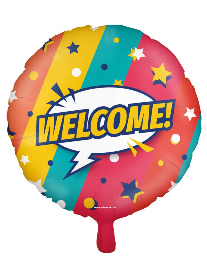 Foil balloons - Welcome for wholesale by PD Party