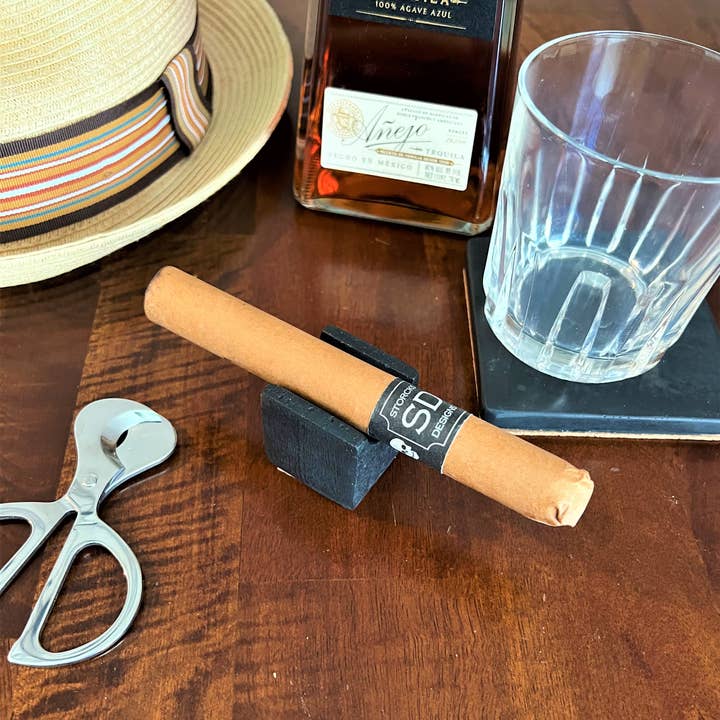 Storcks Designs - Wholesale Ashtray - Concrete Cigar Rest - Holder & Stand - Handmade
15