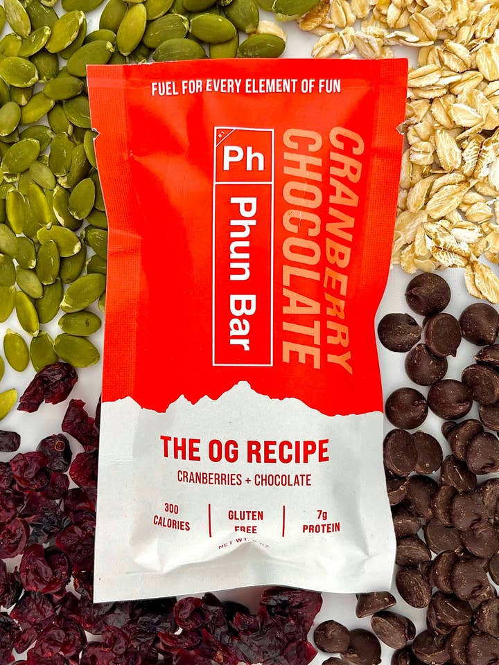 Cranberries+Chocolate "OG Recipe" for wholesale by Phun Bar