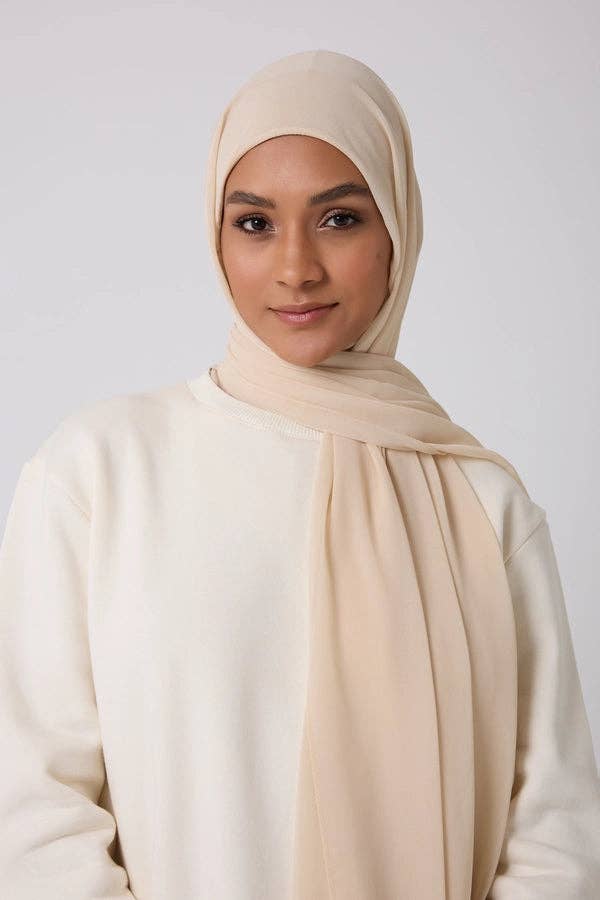 Akoya Hijabs - Vendita all'ingrosso Hijab - Donna - Hijab Istantaneo 2 in 1 in Chiffon con Copertura Completa13