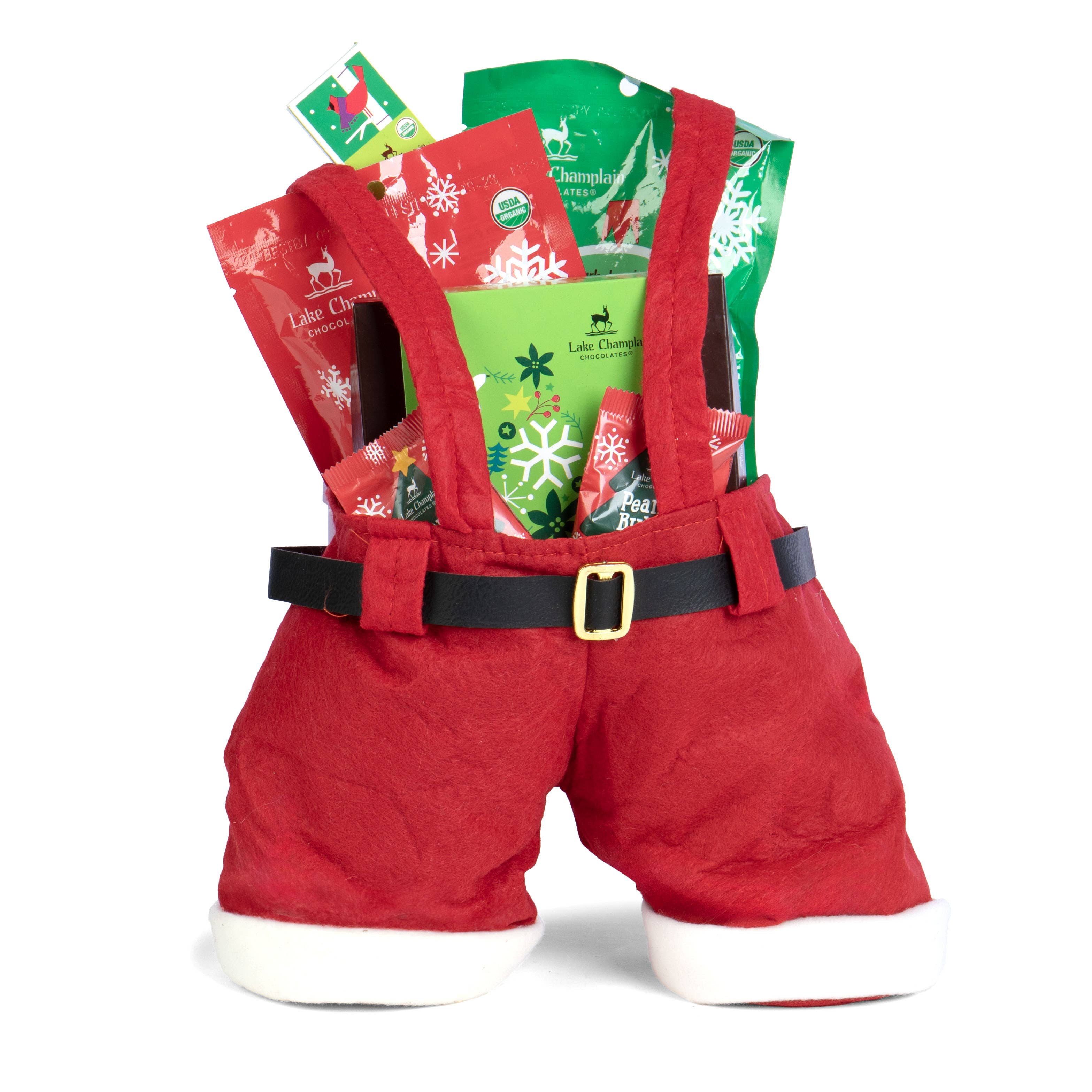 Willow Group - Wholesale Gift Bag - Felt Santa Pant Christmas Holiday Wine Gift Bag4