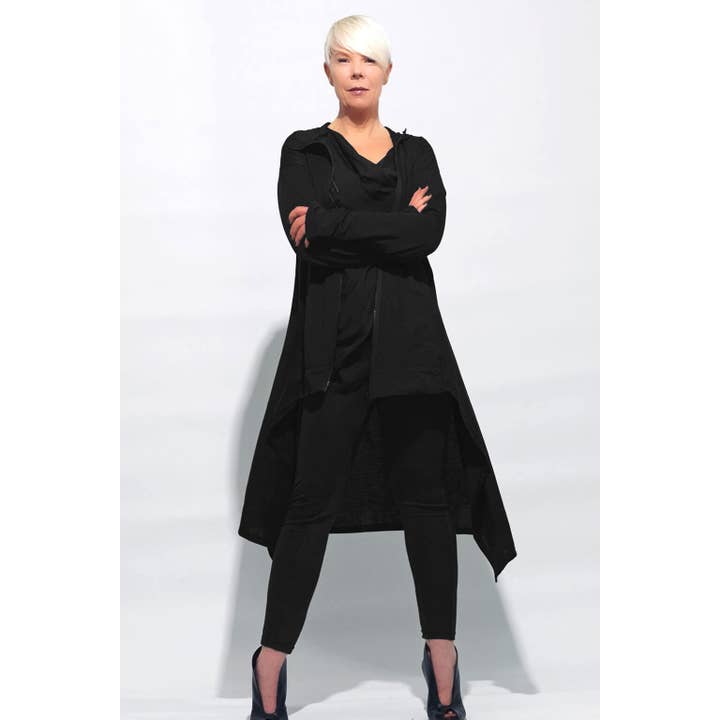 Sweat à capuche longiligne résistant à l'eau de javel pour la vente par BeauTex Designs