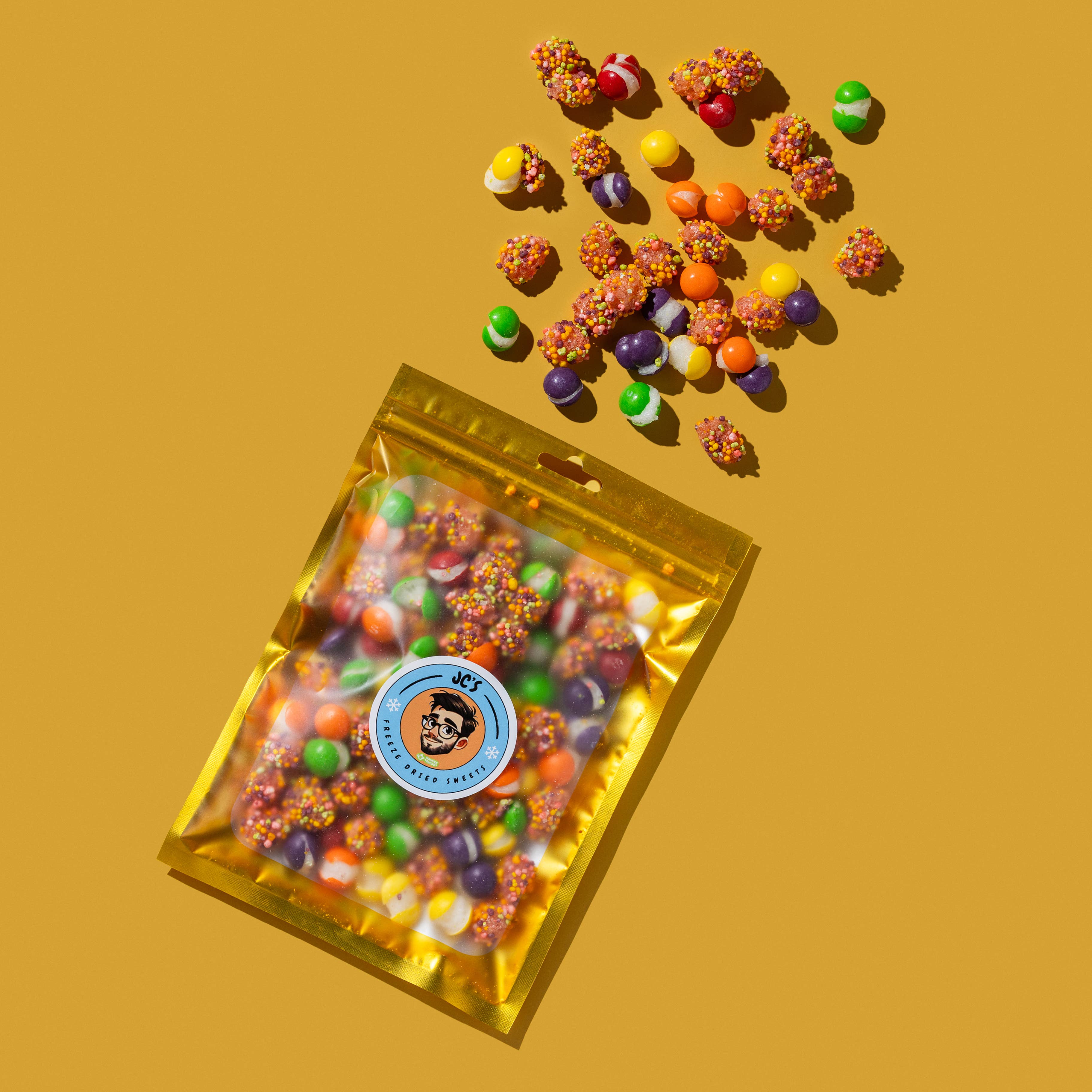 Freeze Dried Sweets UK – wholesale Boiled sweets – JCs Gold Mix Bag2