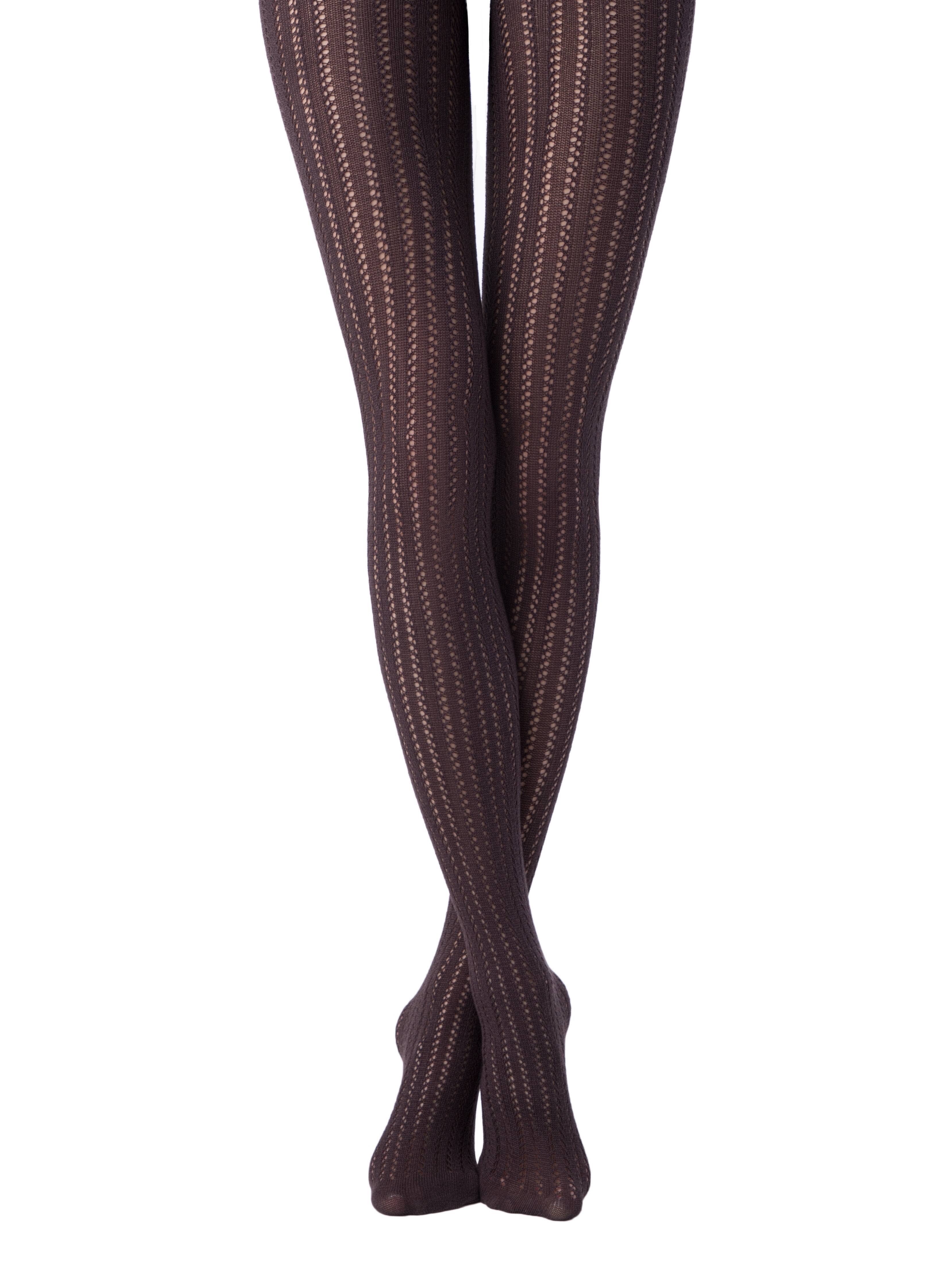 luzy - Wholesale Tights - Women's - Warm lace tights with 3D effect - Fashion Fantasy3
