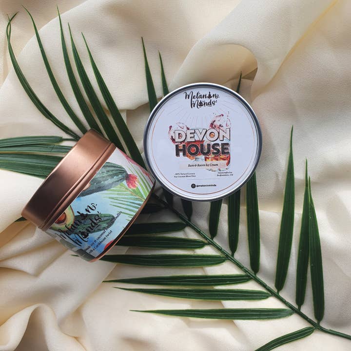 Devon House | Rum & Raisin Ice Cream Mini Candle for wholesale by Melanin Minds