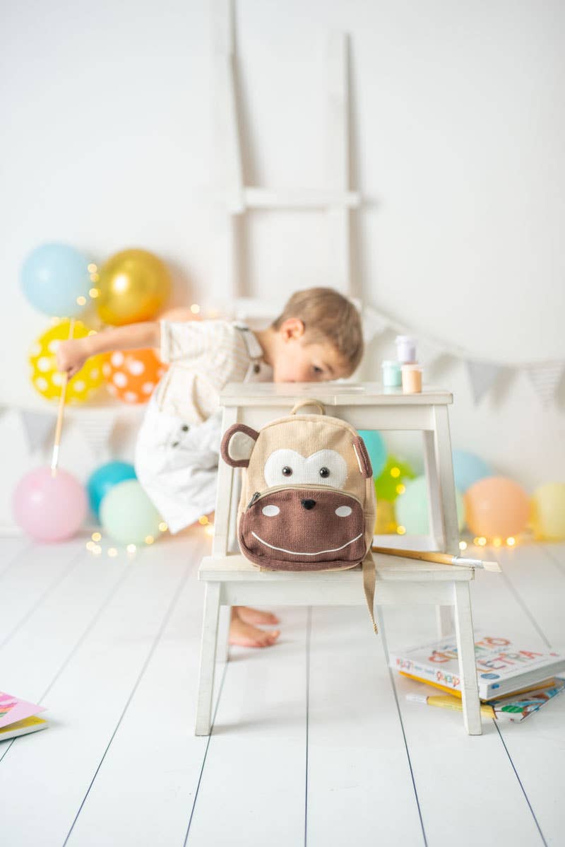 Crochetts – Großhandel Rucksack – Kinder – GORILLA Baumwoll-Rucksack3