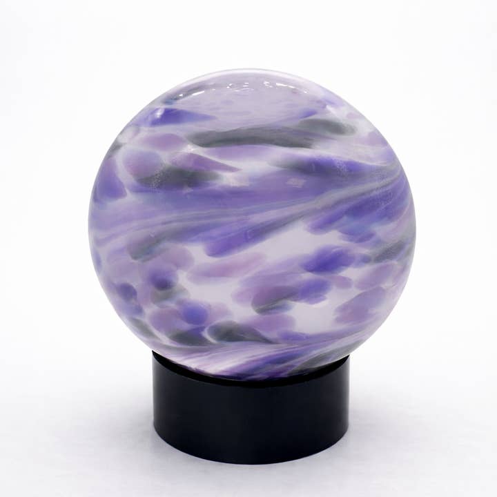 Urn - 15cm Sphere - Purple for wholesale by Sienna Glass