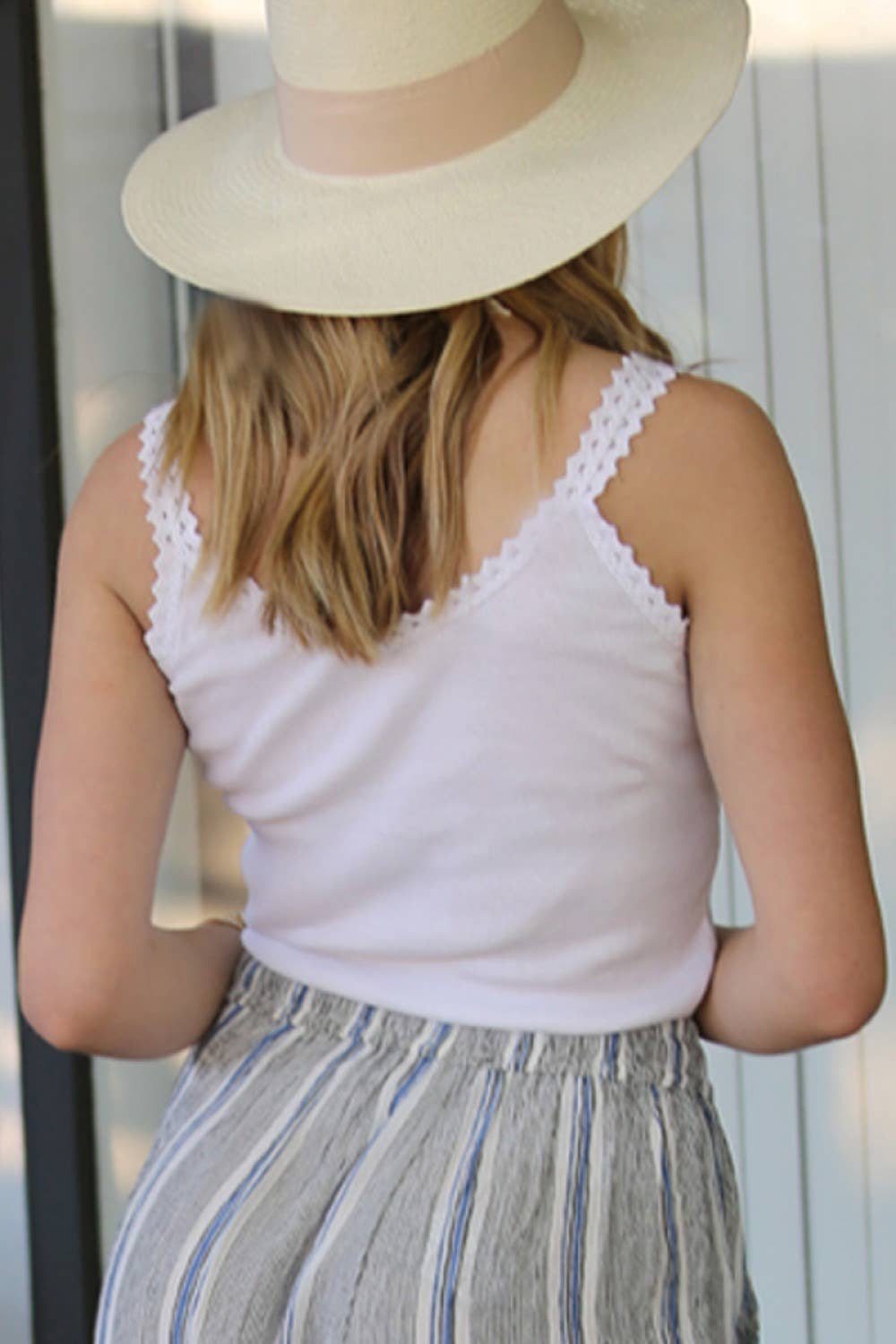 ANGIE – wholesale Camisole – Dam – X2AG9-ASIS SPETSBEKLÄDNAD RIBBSTICKAD CAMI2