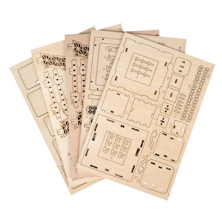 Hands Craft - Wholesale Puzzle - Kids - 3D Laser Cut Wooden Puzzle: Eiffel Tower2