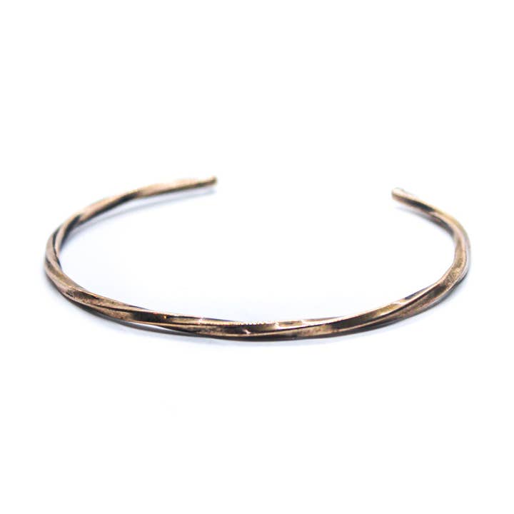 Bracelete torcido simples por atacado de LEF jewelry