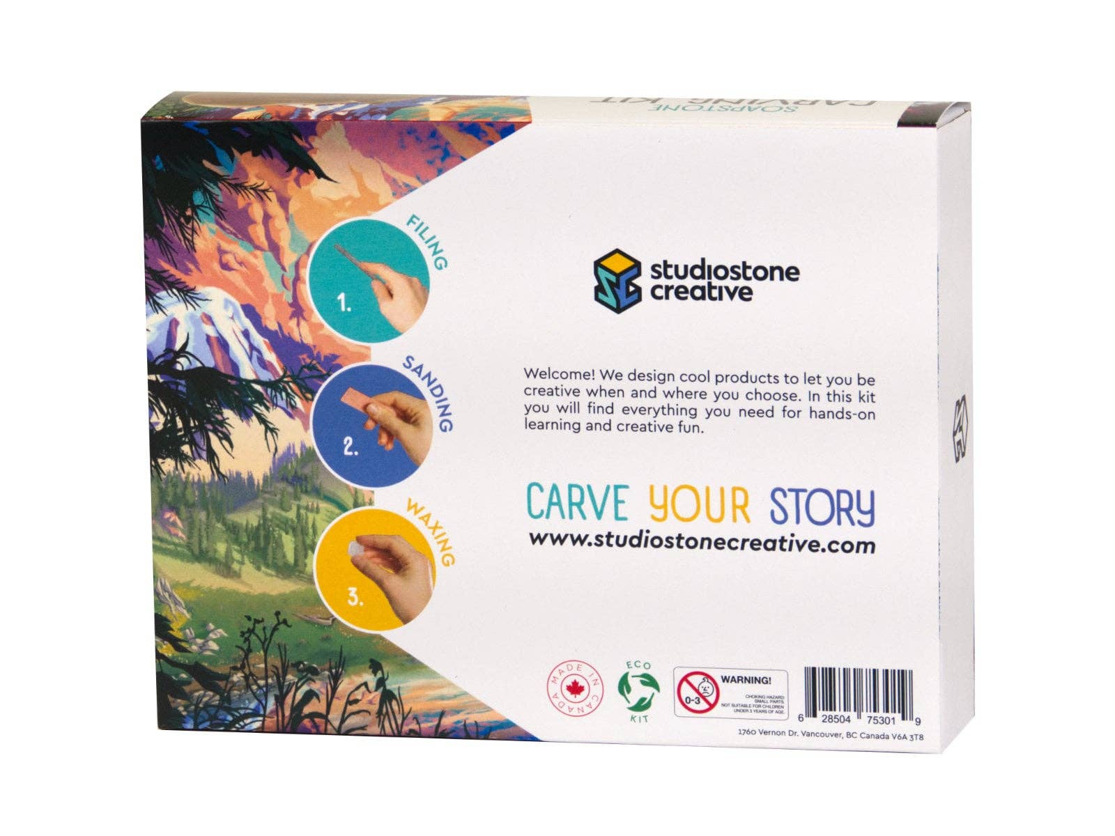 Studiostone Creative - Wholesale DIY Craft Kit - Eagle Soapstone Carving Kit1