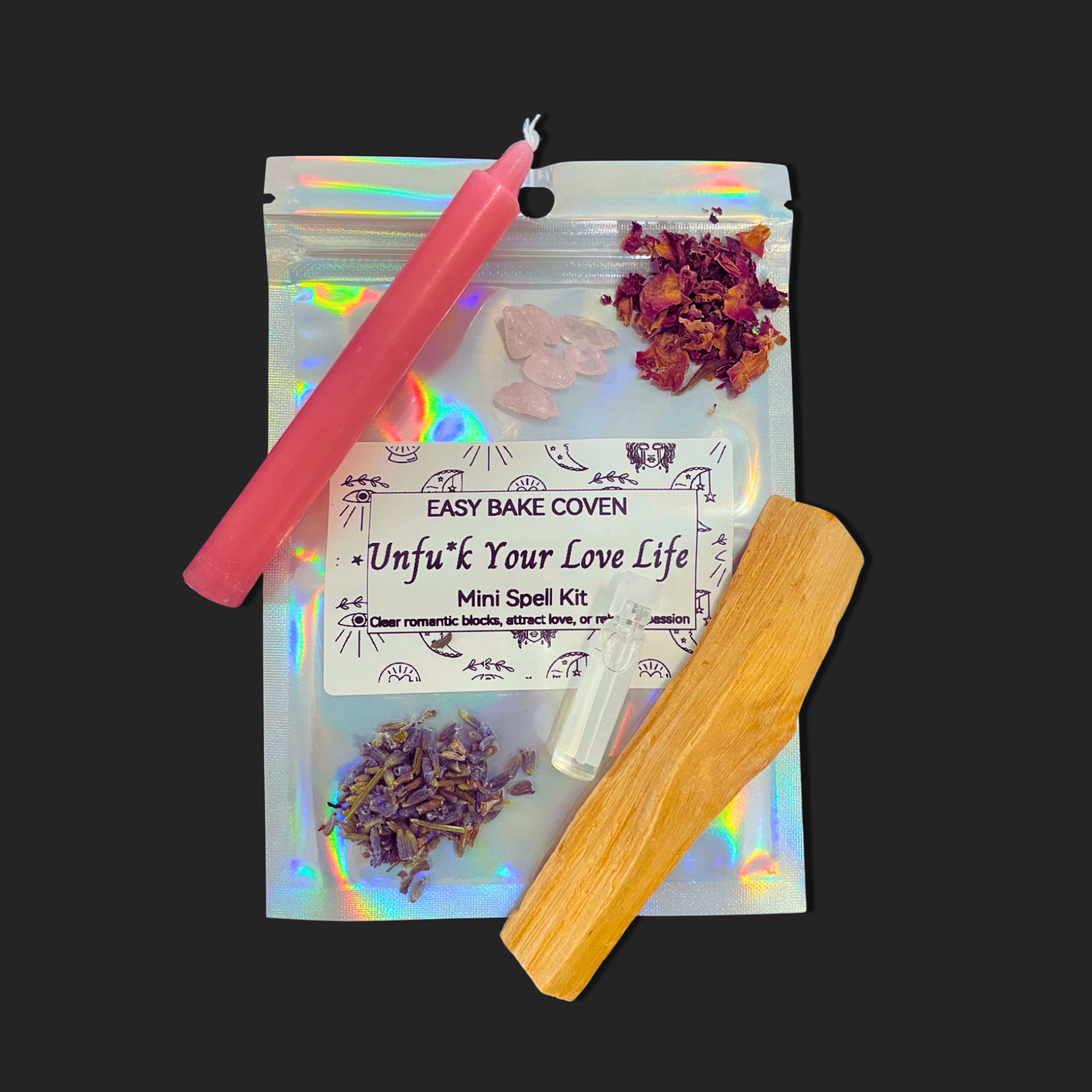 Easy Bake Coven – wholesale Meditation supplies – Un-F Your Love Life | Mini Spell Kit for Love and Healing4