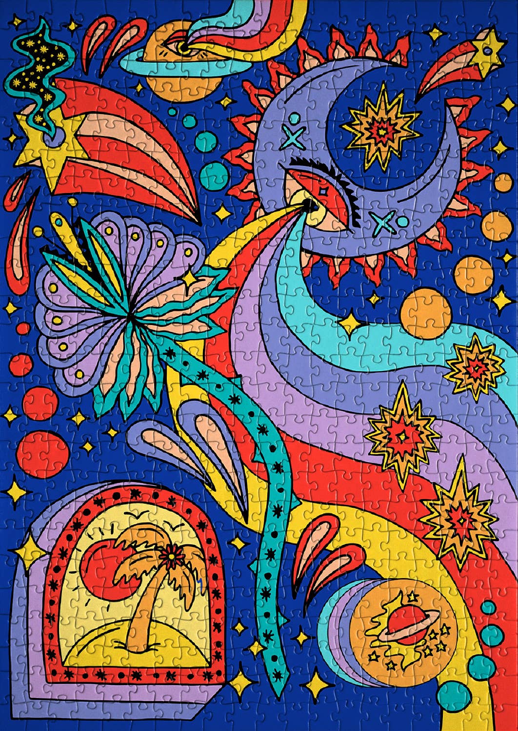 Fits - Vente Puzzle – adulte - Trippy Dippy | Puzzle 1000 pièces2