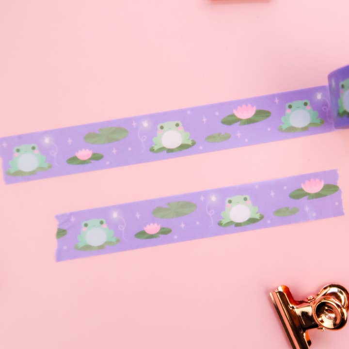 Lula Rocks - Vente Rubans adhésifs Washi - Ruban adhésif Cute Frogs2