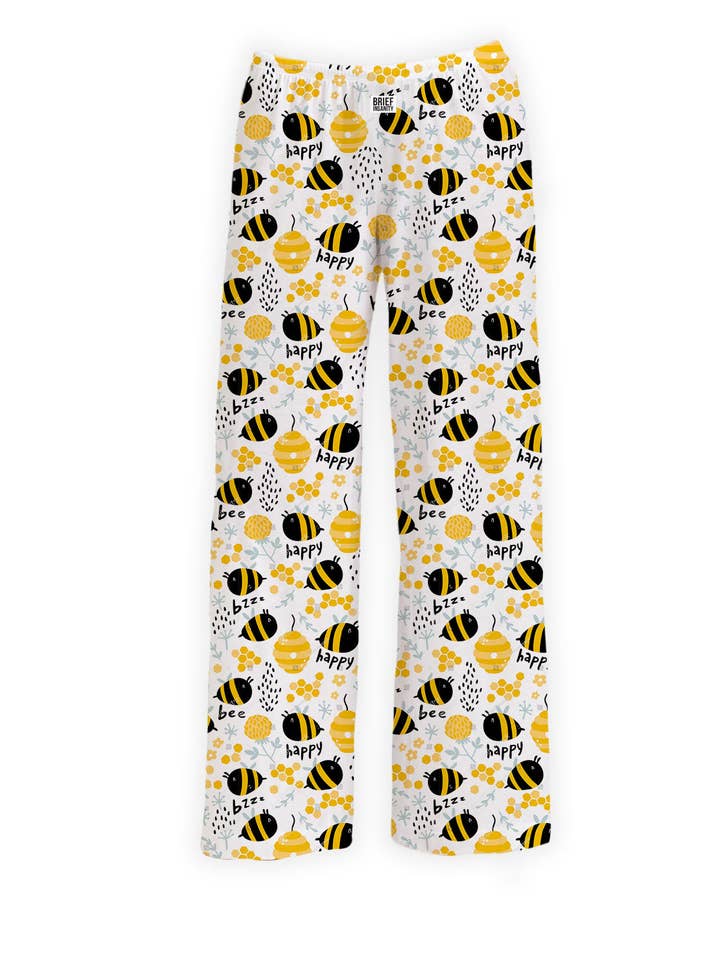 Honey Bee Lounge Pants for wholesale by BRIEF INSANITY