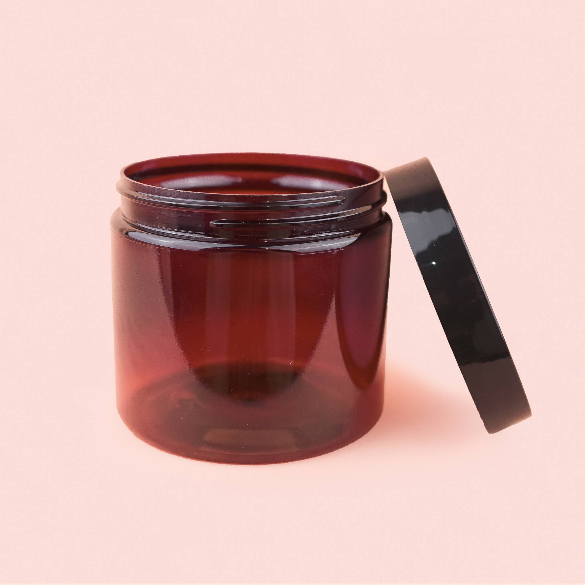 Simply Earth - Wholesale Jar - Amber Plastic Jar (16oz)