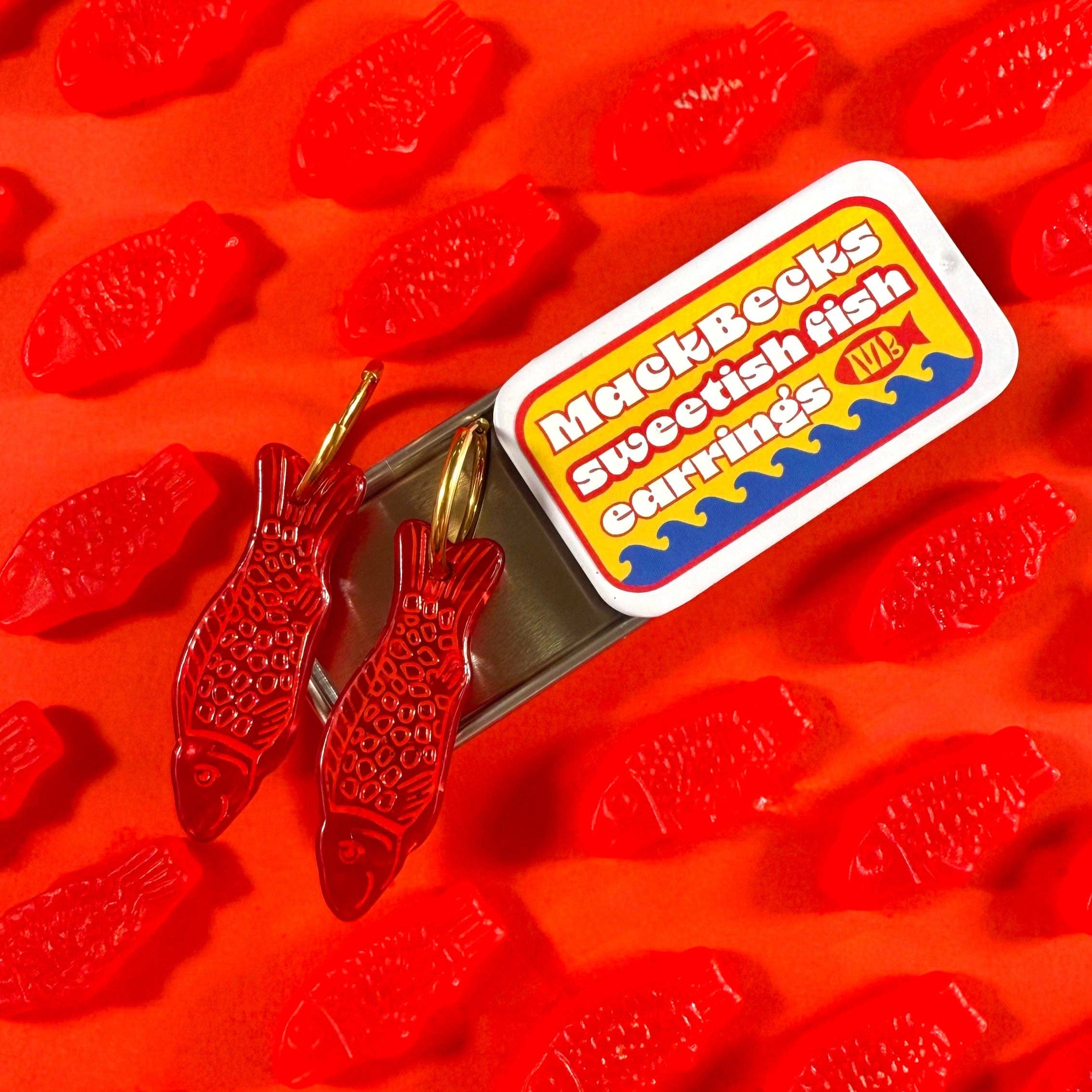 MackBecks - Wholesale Dangle Earrings - Sweetish Fish Earrings Pre-Order2