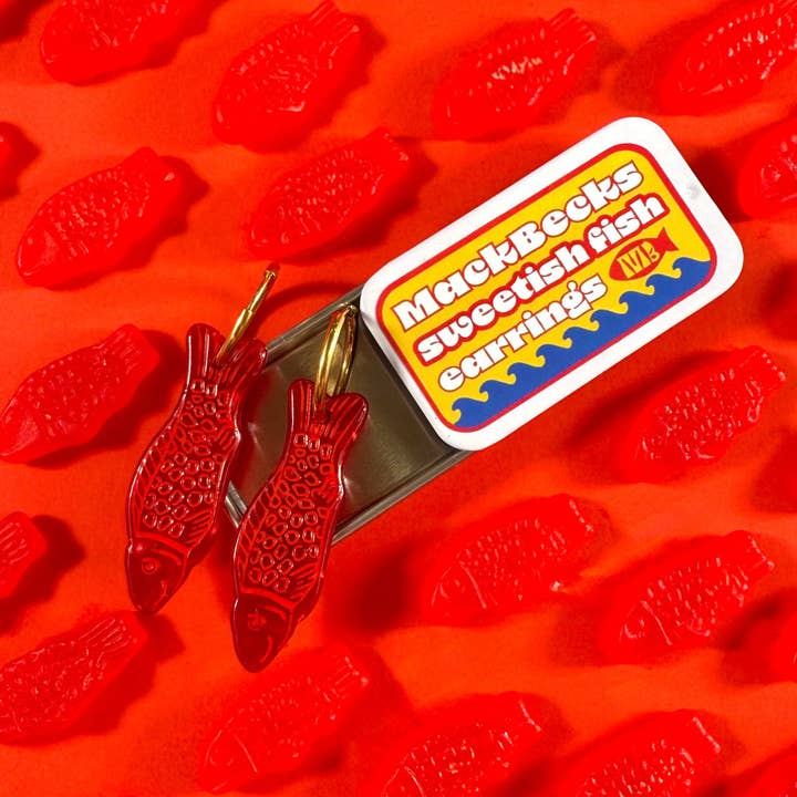 MackBecks – wholesale Dangle earrings – Sweetish Fish Earrings2