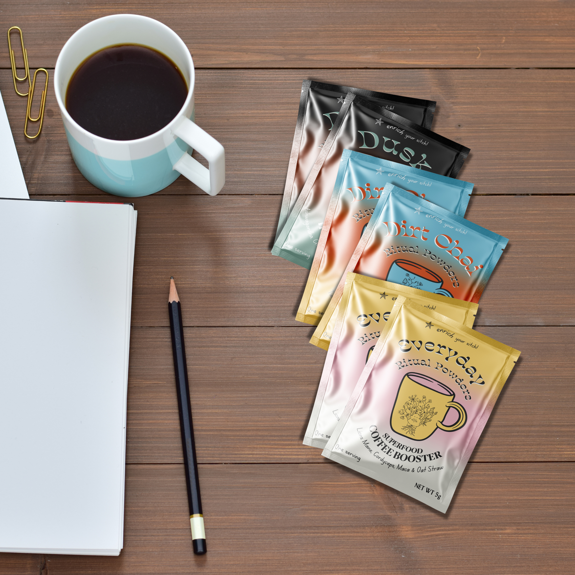 Ritual Powders - Vente Boisson diététique en poudre - Dusk Monodose | Sachets de Chocolat Chaud Adaptogène1